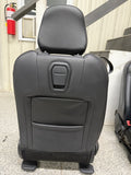 2018-2023 Ford Mustang GT Front Rear Leather Seats Black "Blue Stitch"