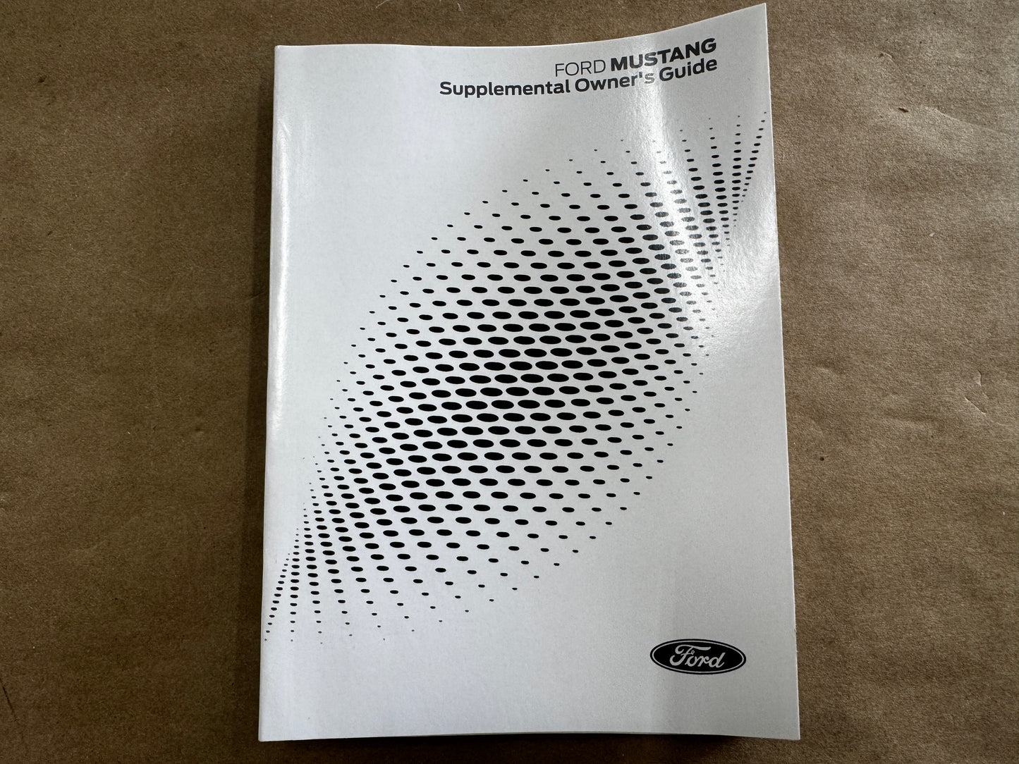 2024-2026 Ford Mustang GT Supplemental Guide - OEM
