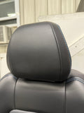 2018-2023 Ford Mustang GT Front Rear Leather Seats Black "Blue Stitch"