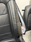 2018-2023 Ford Mustang GT Front Rear Leather Seats Black "Blue Stitch"