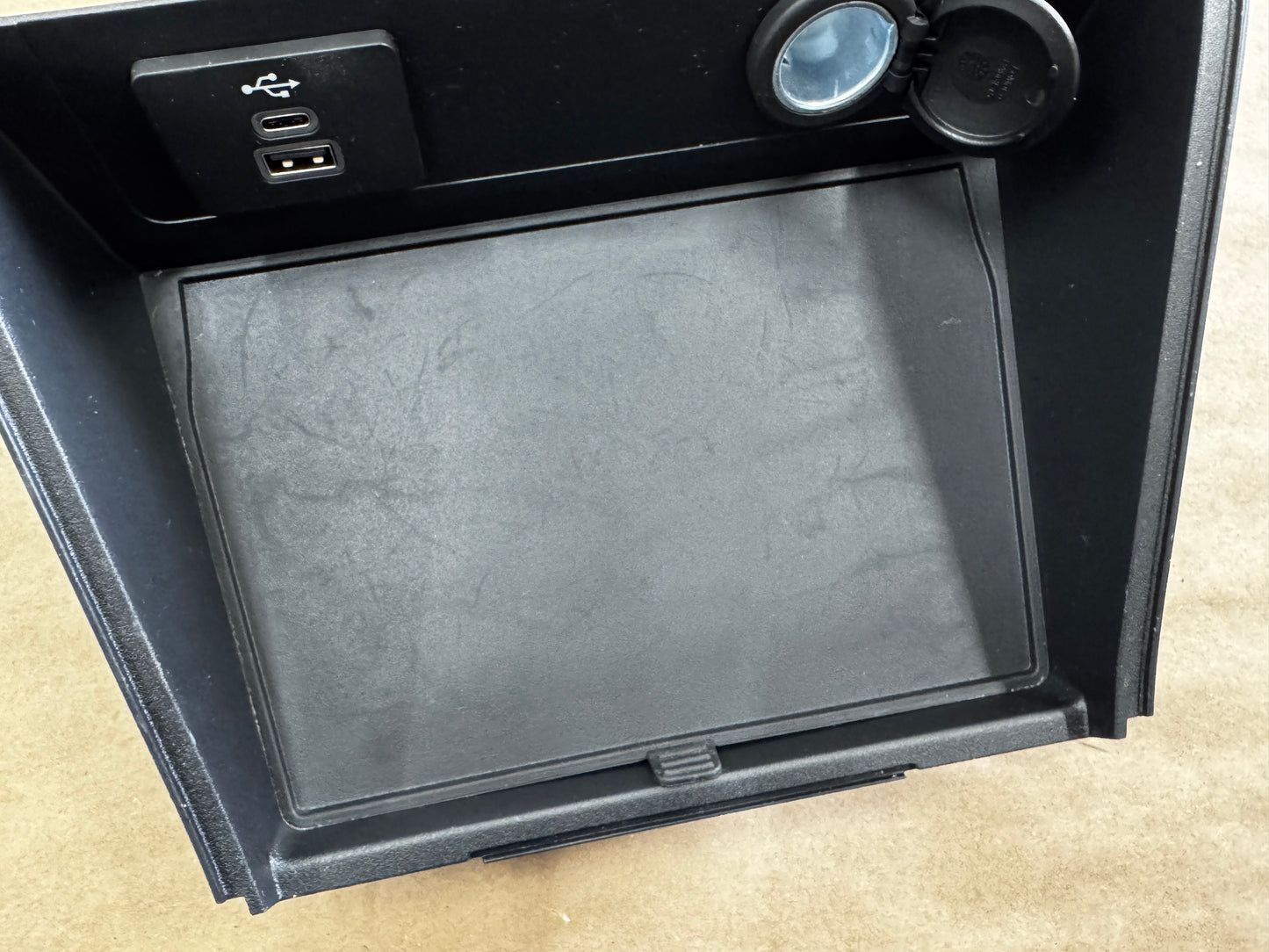 2024-2026 Ford Mustang S650 Console Pad Trim Center Compartment Console w/ Pad