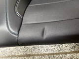 2018-2023 Ford Mustang GT Front Rear Leather Seats Black "Blue Stitch"