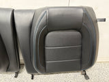 2018-2023 Ford Mustang GT Front Rear Leather Seats Black "Blue Stitch"