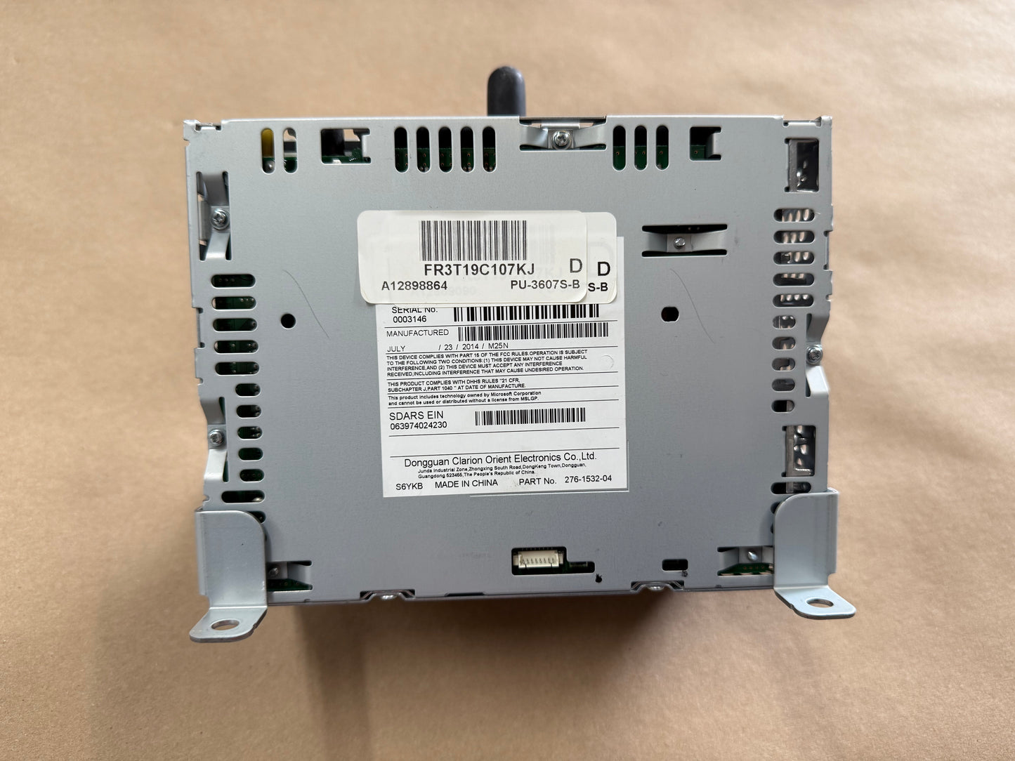 2015-2017 Ford Mustang Radio Head Unit Touch Screen