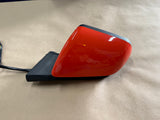 2015-2020 Ford Mustang GT LH Driver Side Mirror "Competition Orange"