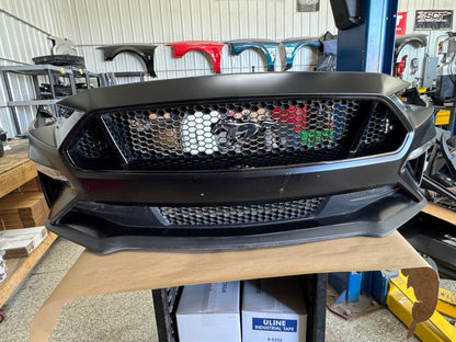 2018-2023 Ford Mustang GT Front Bumper Front Grilles Fogs Turn Signals Black OEM