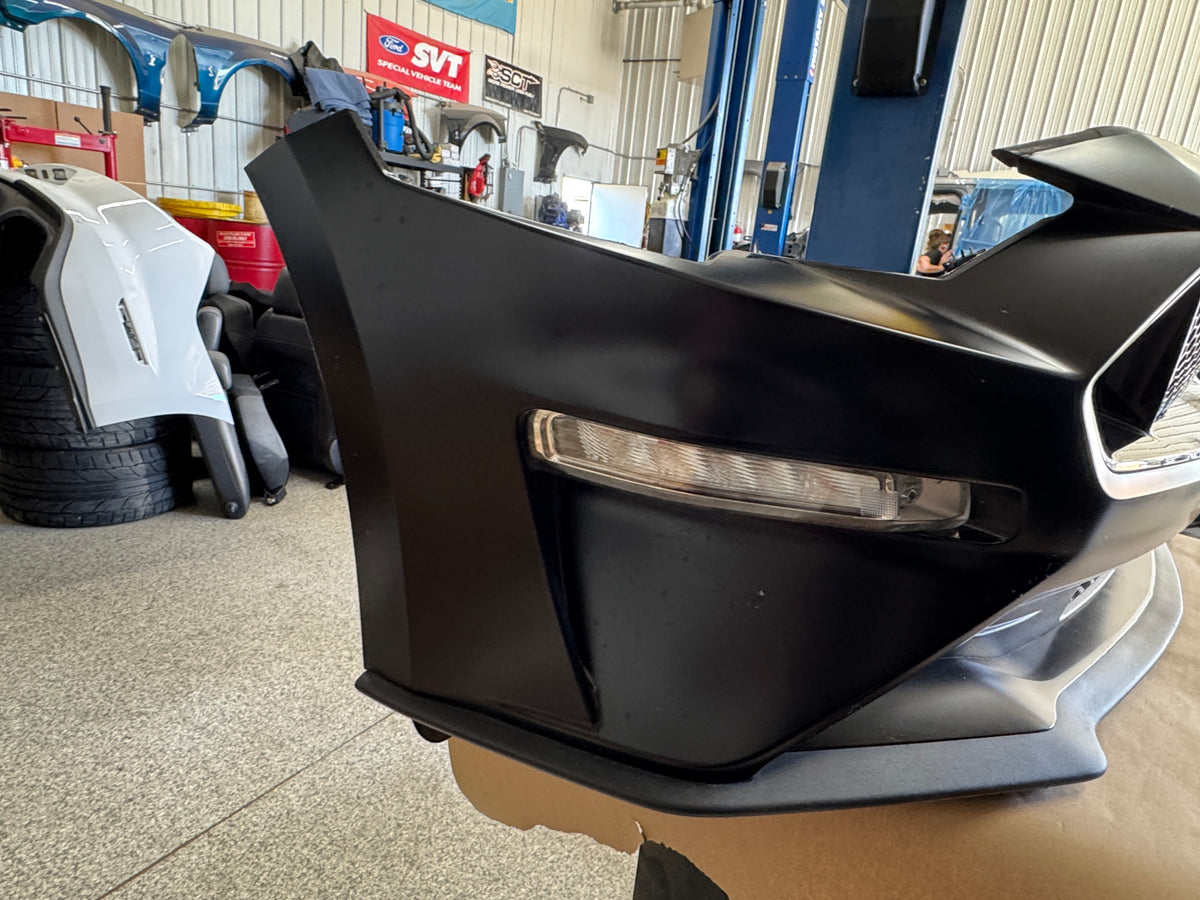 2018-2023 Ford Mustang GT Front Bumper Front Grilles Fogs Turn Signals Black OEM