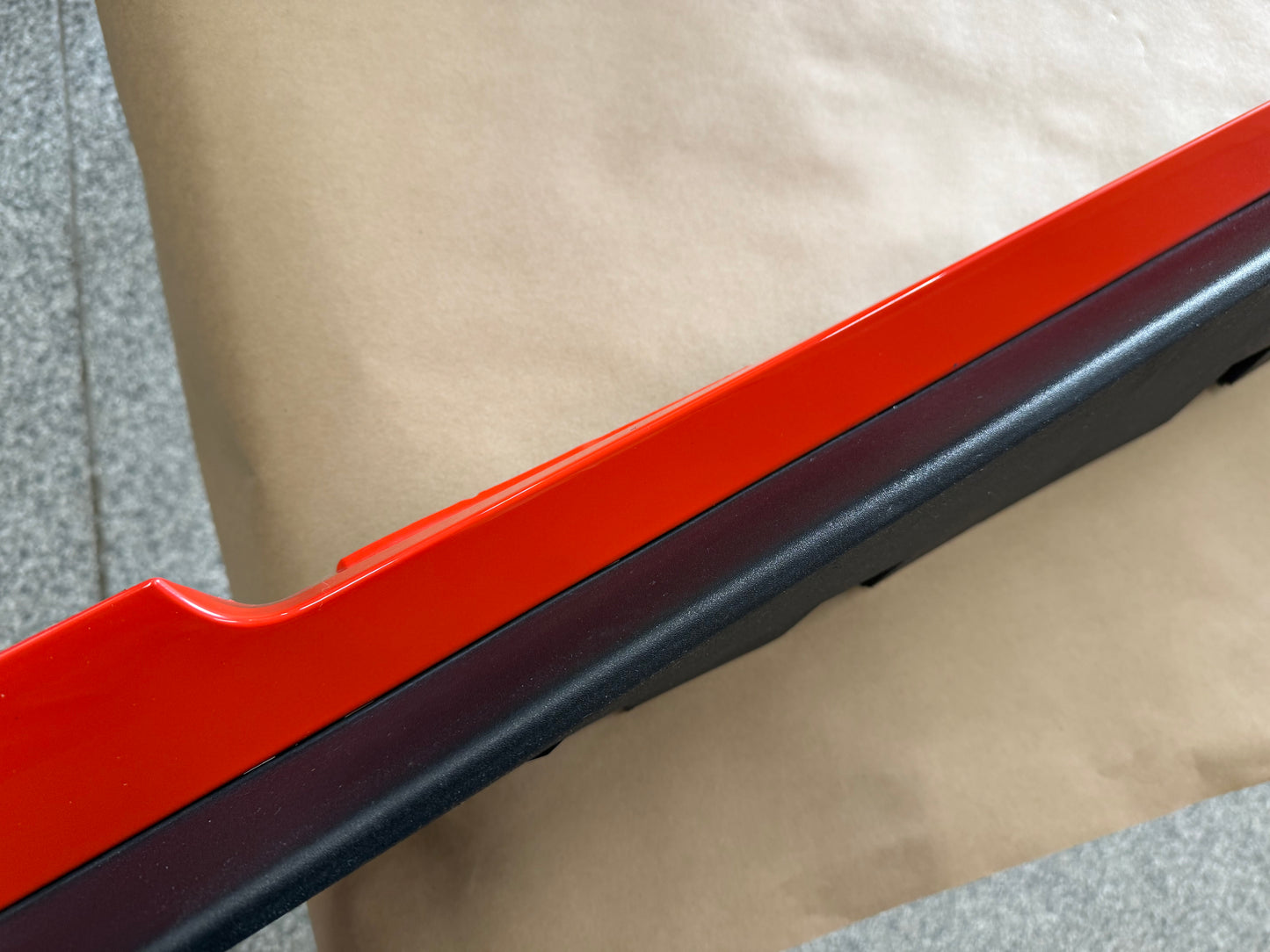2015-2023 Ford Mustang GT V6 Side Skirt Molding LH Driver Side "Comp Orange"