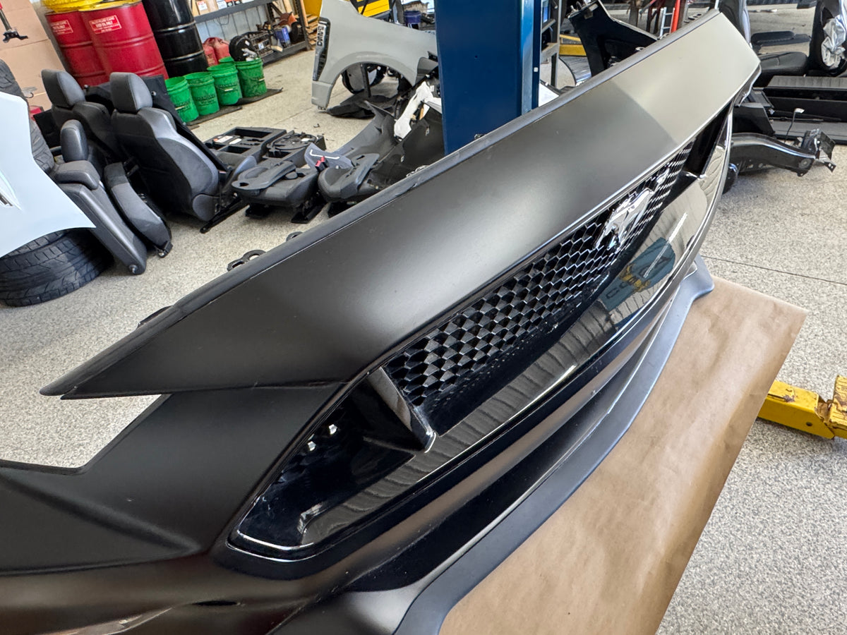 2018-2023 Ford Mustang GT Front Bumper Front Grilles Fogs Turn Signals Black OEM