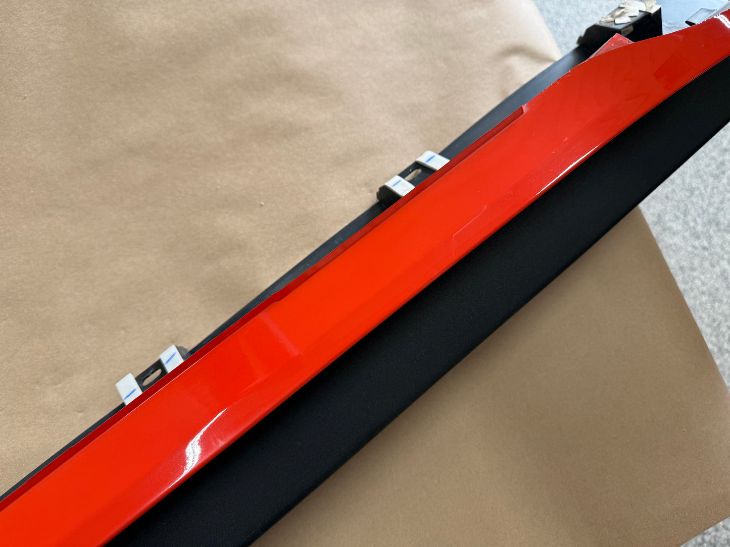 2015-2023 Ford Mustang GT V6 Side Skirt Molding LH Driver Side "Comp Orange"
