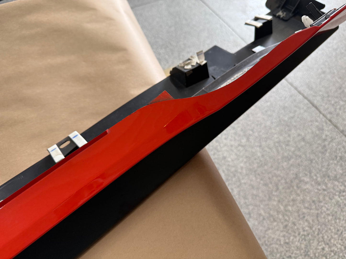 2015-2023 Ford Mustang GT V6 Side Skirt Molding LH Driver Side "Comp Orange"