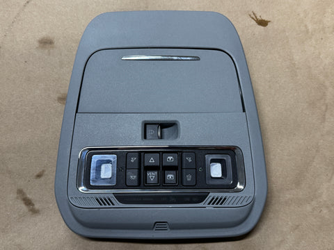 2023-2025 Ford F-250 F-350 Overhead Console Sunroof Back Glass Buttons Grey OEM