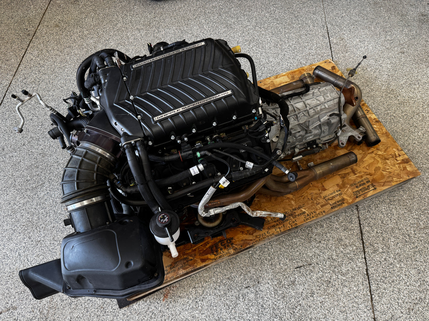 2019 Mustang 5.0 Coyote Gen 3 Engine Drivetrain 10R80 Automatic Auto Whipple 19k