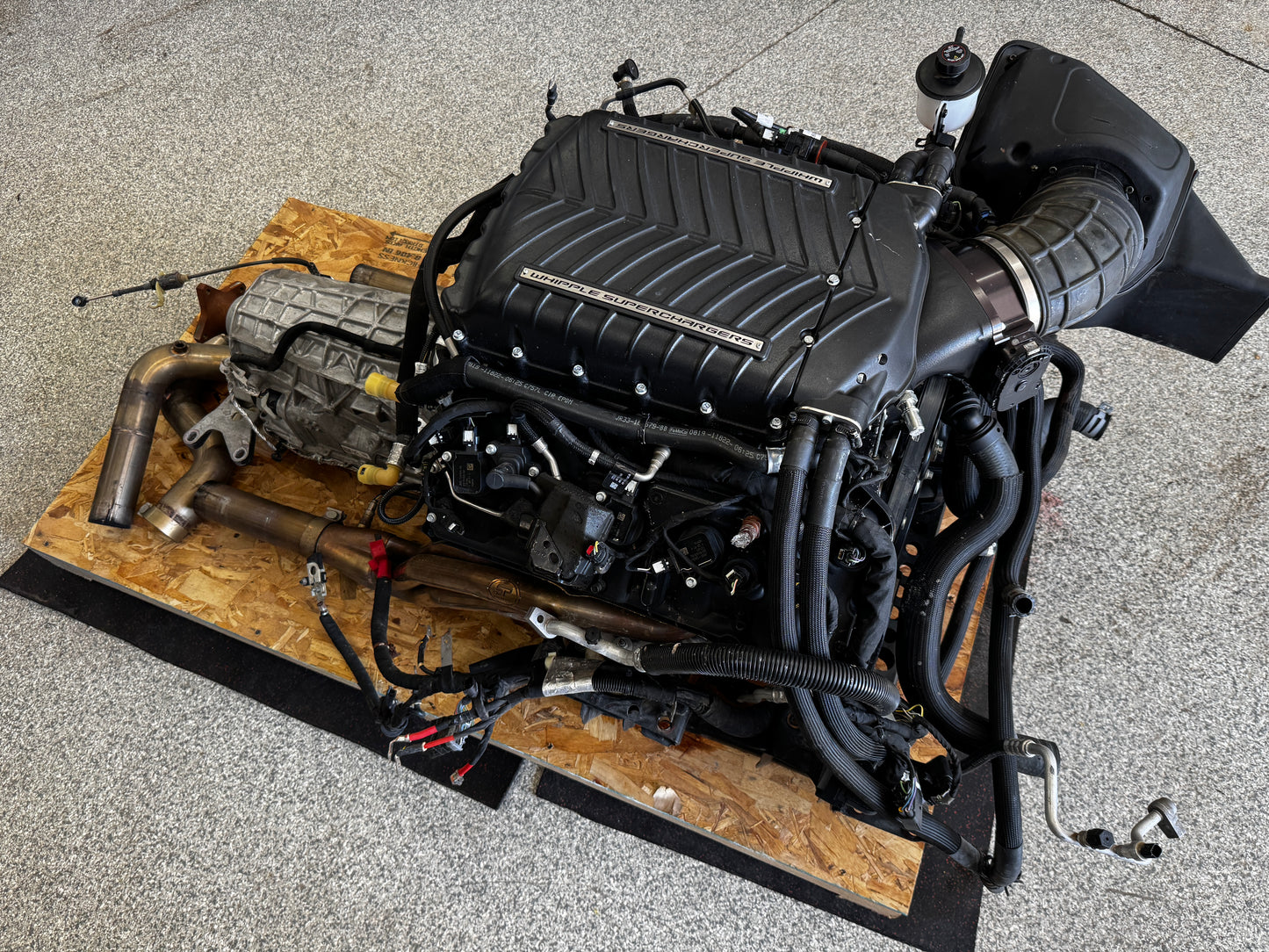 2019 Mustang 5.0 Coyote Gen 3 Engine Drivetrain 10R80 Automatic Auto Whipple 19k