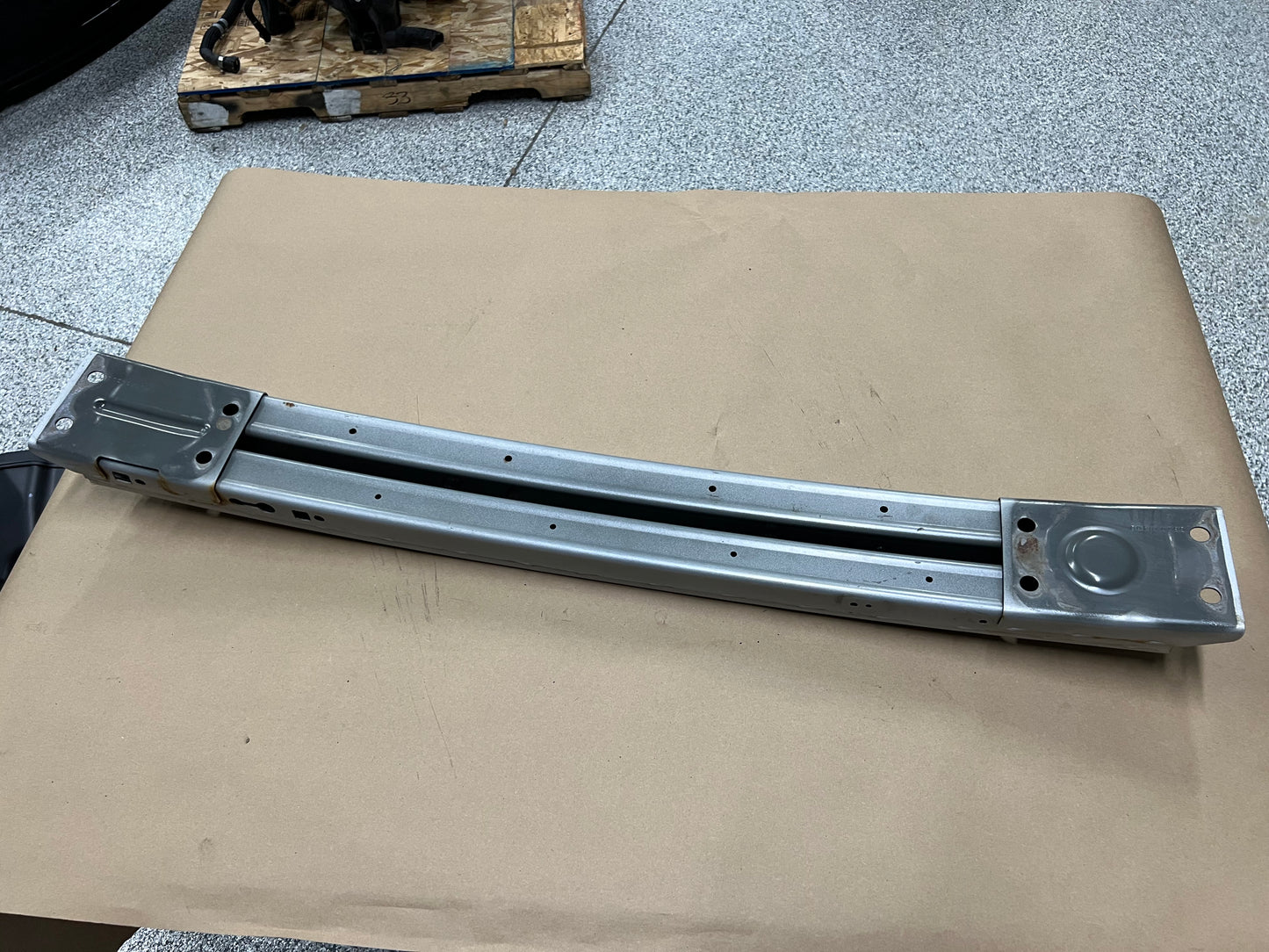 2018-2023 Ford Mustang GT Front Bumper Support Reinforcement "Silver"