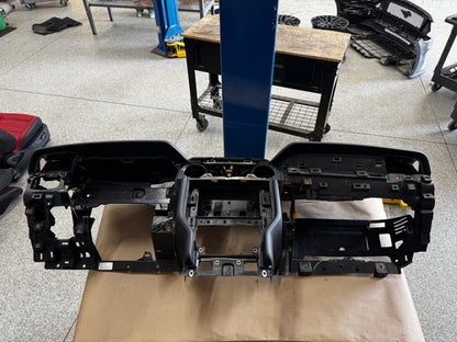 2018-2023 Ford Mustang GT 5.0 Leather Dash Pad Frame "Red Stitch" PP1