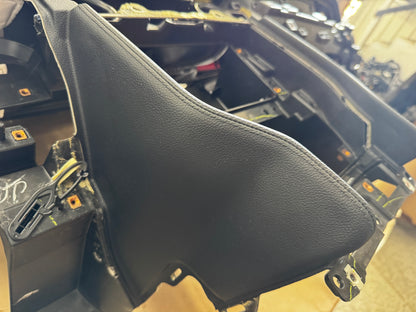 2018-2023 Ford Mustang GT 5.0 Leather Dash Pad Frame "Red Stitch" PP1