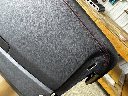 2018-2023 Ford Mustang GT 5.0 Leather Dash Pad Frame "Red Stitch" PP1