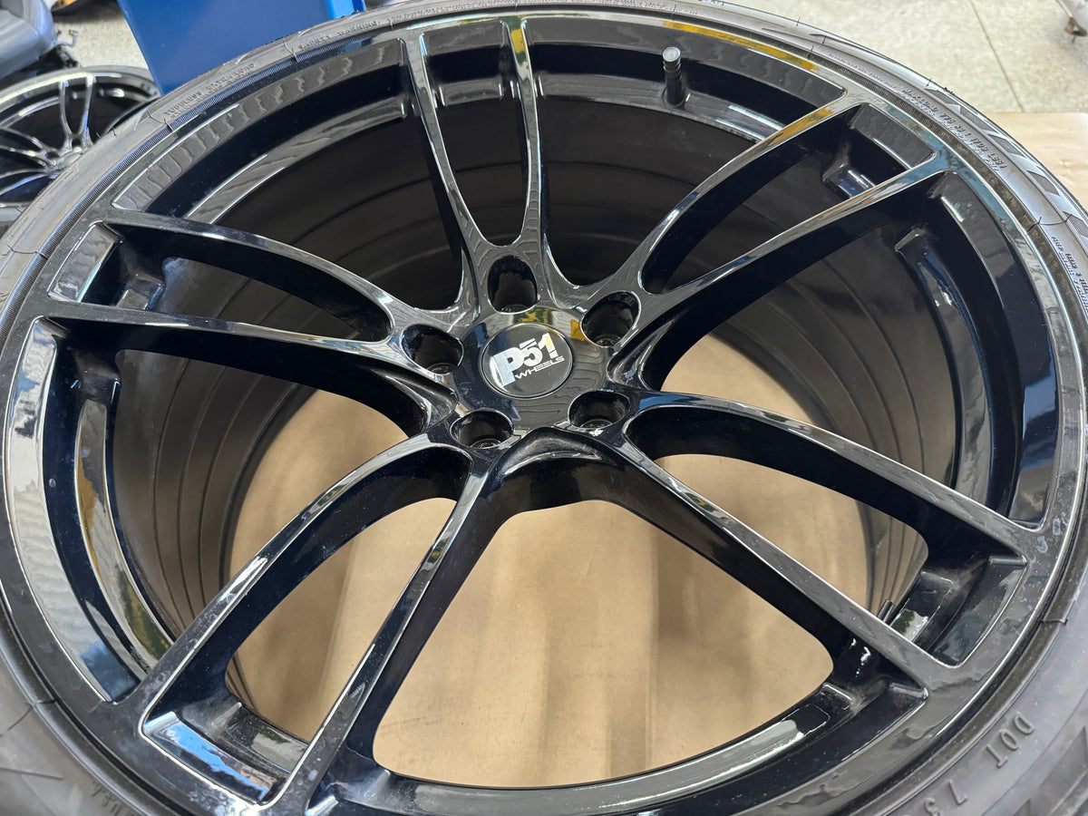 2015-2023 Ford Mustang GT P51 Wheels 20x10 20x11 Nitto 285/30/20 305/30/20