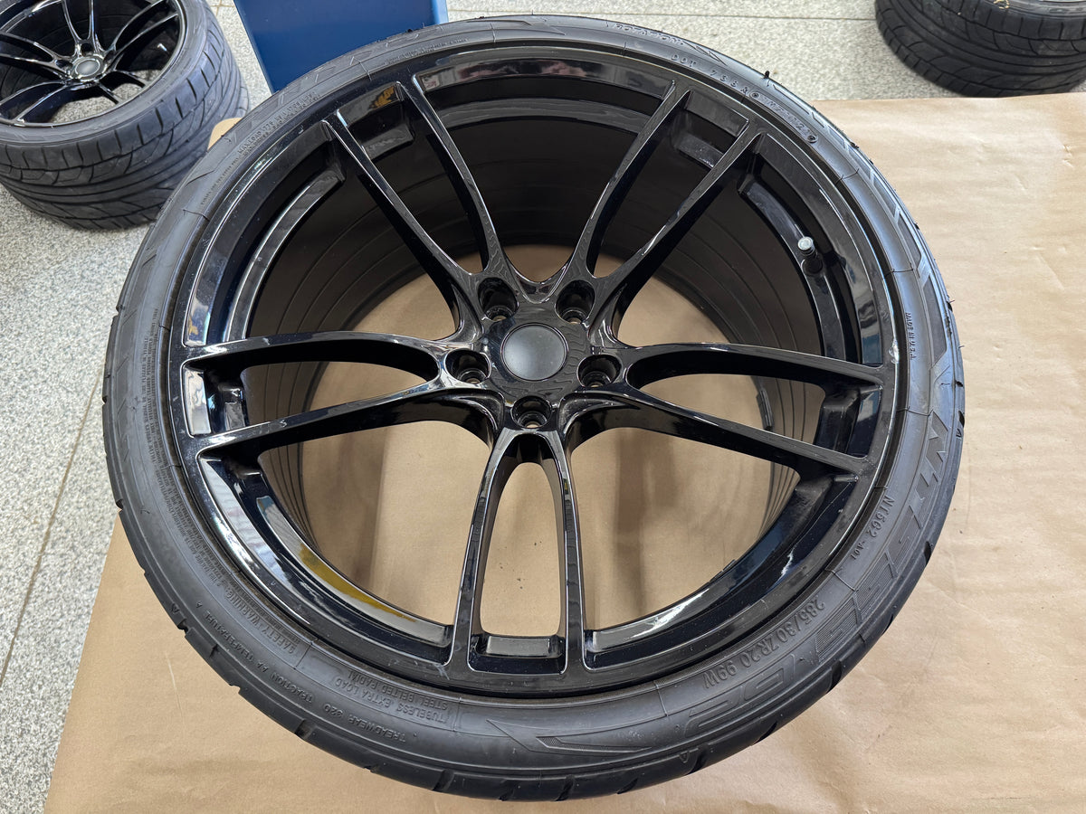 2015-2023 Ford Mustang GT P51 Wheels 20x10 20x11 Nitto 285/30/20 305/30/20
