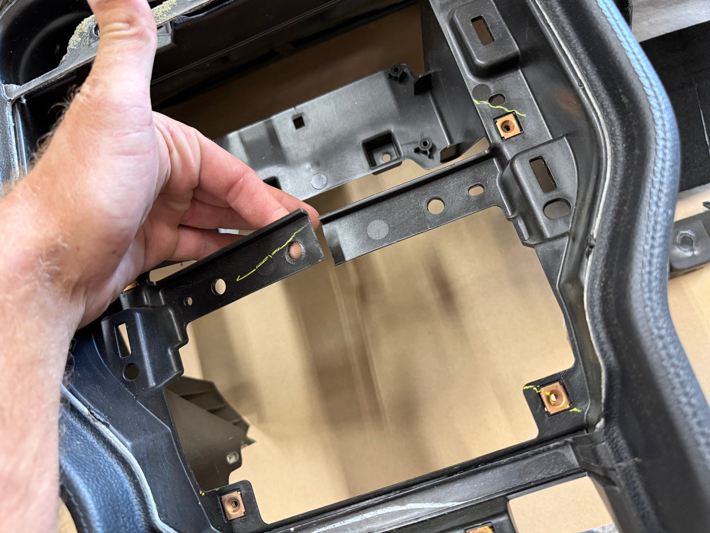 2018-2023 Ford Mustang GT 5.0 PP1 Leather Dash Pad Frame