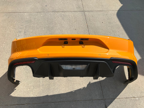 2018-2023 Ford Mustang GT Rear Bumper Complete "Orange"