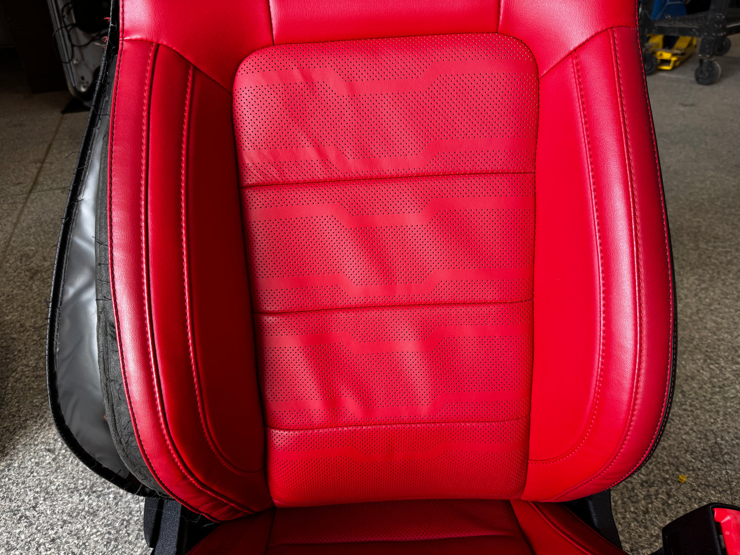 2018-2023 Ford Mustang GT Red/Black Leather Coupe Front & Rear Seats - OEM