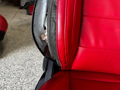 2018-2023 Ford Mustang GT Red/Black Leather Coupe Front & Rear Seats - OEM