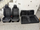 2015-2017 Ford Mustang GT Premium Leather Front Rear Seats Black Heated/Cooled