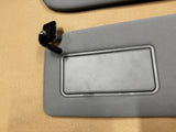 2023-2025 Ford F-250 Super Duty Sun Visors Pair "Grey" "Home Link"
