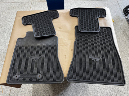 2015-2023 Ford Mustang Rubber Front & Rear Floor Mats