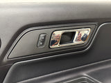 2015-2017 Ford Mustang GT V6 EcoBoost LH RH Leather Insert Door Panels Pair