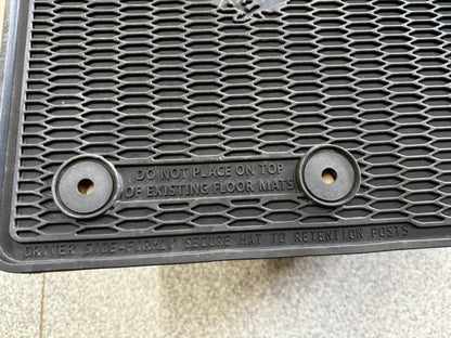 2015-2023 Ford Mustang Rubber Front & Rear Floor Mats