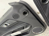 2015-2017 Ford Mustang GT V6 EcoBoost LH RH Leather Insert Door Panels Pair