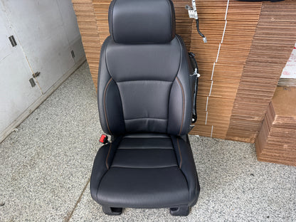 2023-2026 F-250 F-350 Super Duty Front Rear Black Leather Seats Crew Cab