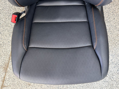 2023-2026 F-250 F-350 Super Duty Front Rear Black Leather Seats Crew Cab