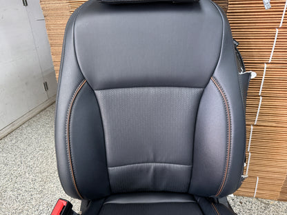 2023-2026 F-250 F-350 Super Duty Front Rear Black Leather Seats Crew Cab