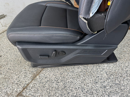 2023-2026 F-250 F-350 Super Duty Front Rear Black Leather Seats Crew Cab
