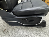 2023-2025 F-250 F-350 Super Duty Front Rear Black Leather Seats Crew Cab