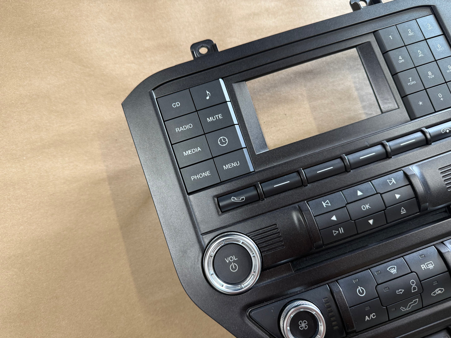 2015-2017 Ford Mustang GT Face Plate Radio Trim Piece