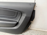 2018-2023 Mustang GT V6 EcoBoost LH RH Premium Leather Insert Door Panels Pair