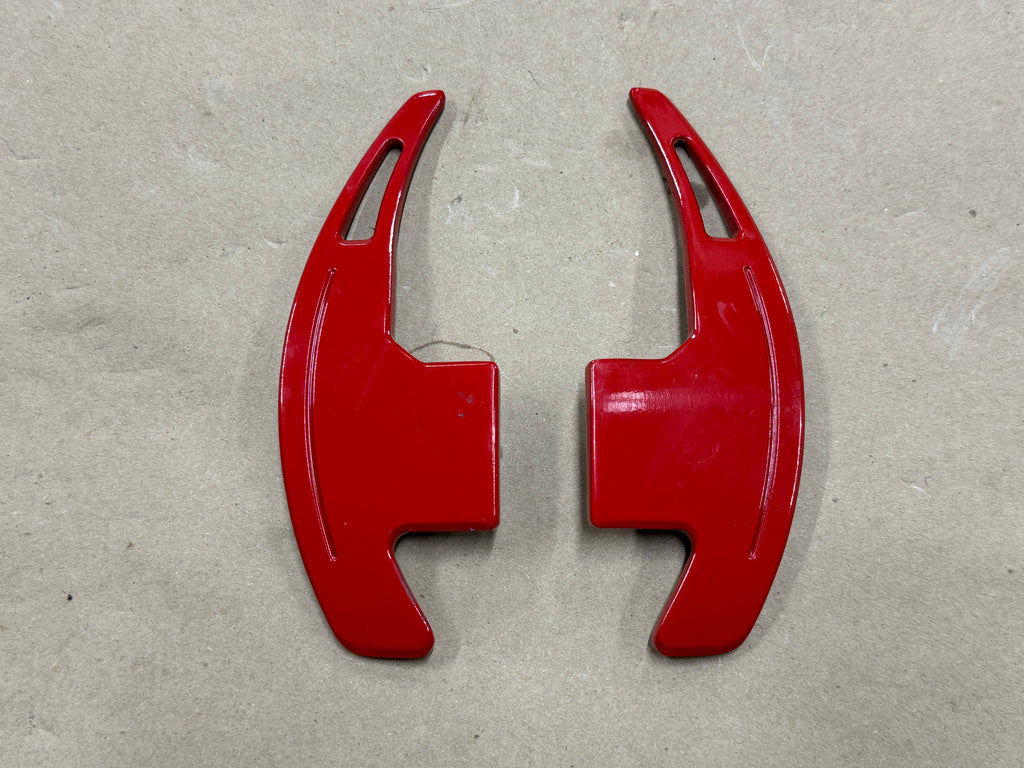 thumbnail image 2 of Xotic Tech Blue Aluminum Paddle Shifter Extensions For Ford Mustang 2015-2023 2 of 6