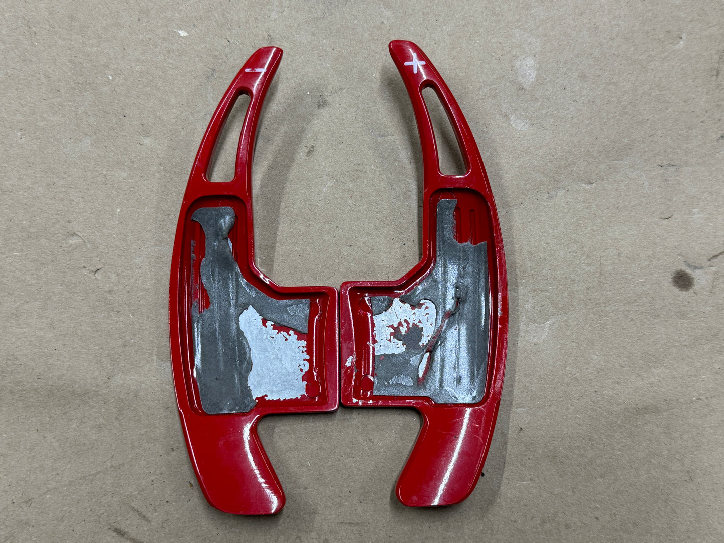 2015-2023 Ford Mustang Auto Paddle Shifter Extensions "Red"