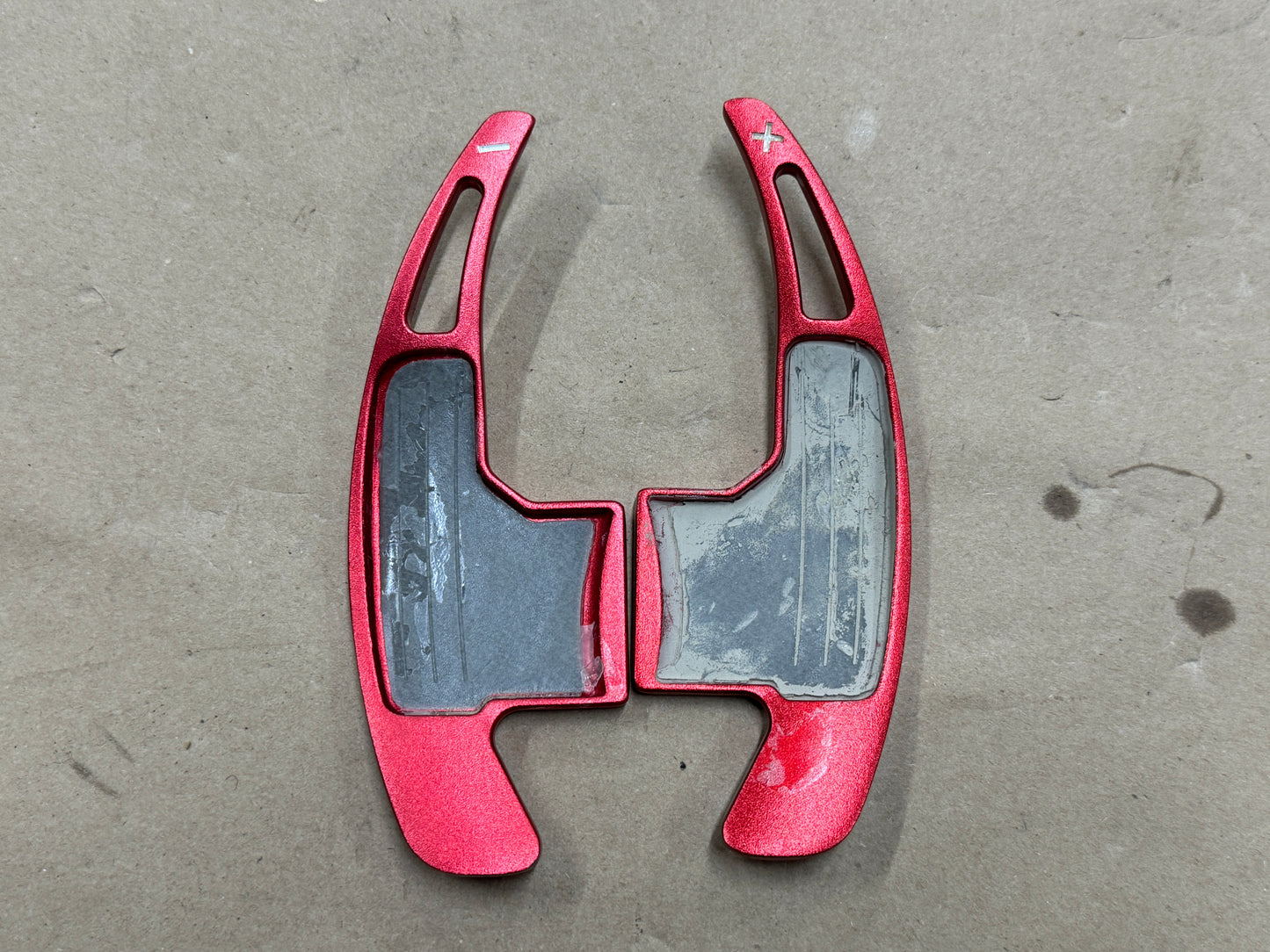 2015-2023 Ford Mustang Auto Paddle Shifter Extensions "Red"