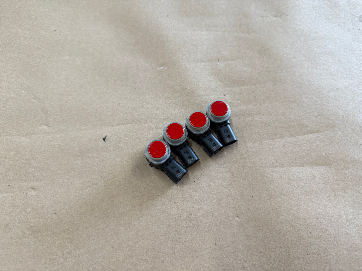 2015-2023 Ford Mustang GT Parking Assist Sensors (4) "Race Red"