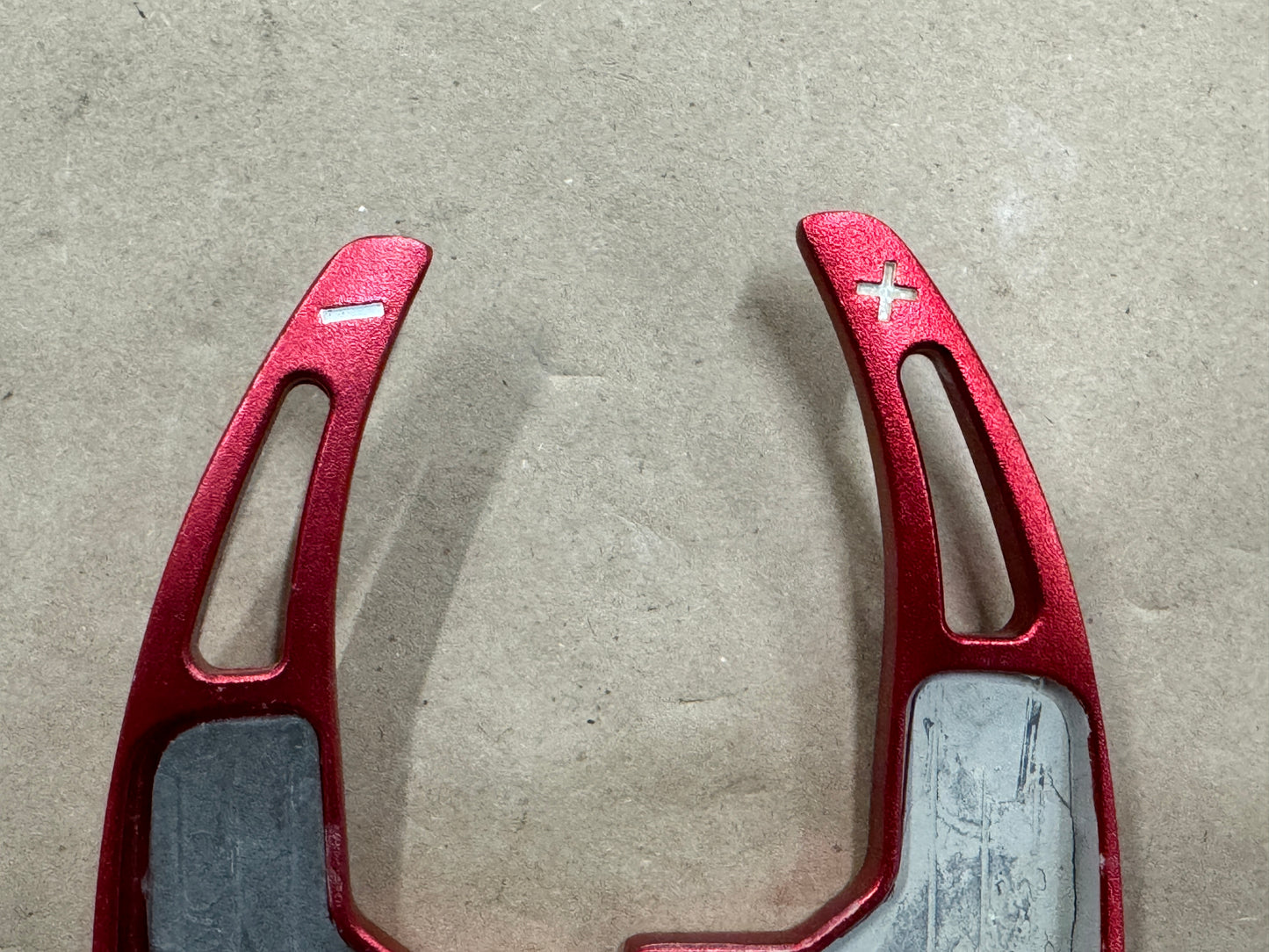 2015-2023 Ford Mustang Auto Paddle Shifter Extensions "Red"