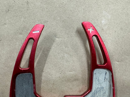 2015-2023 Ford Mustang Auto Paddle Shifter Extensions "Red"