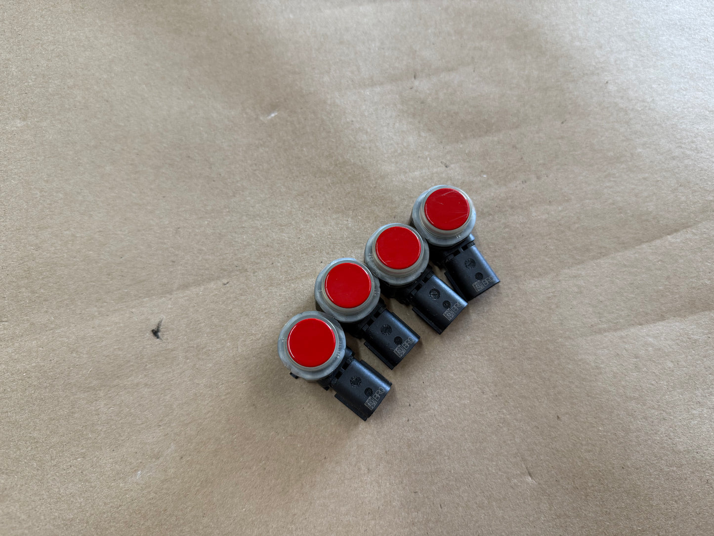 2015-2023 Ford Mustang GT Parking Assist Sensors (4) "Race Red"