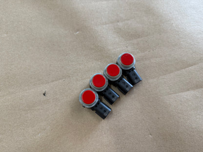 2015-2023 Ford Mustang GT Parking Assist Sensors (4) "Race Red"