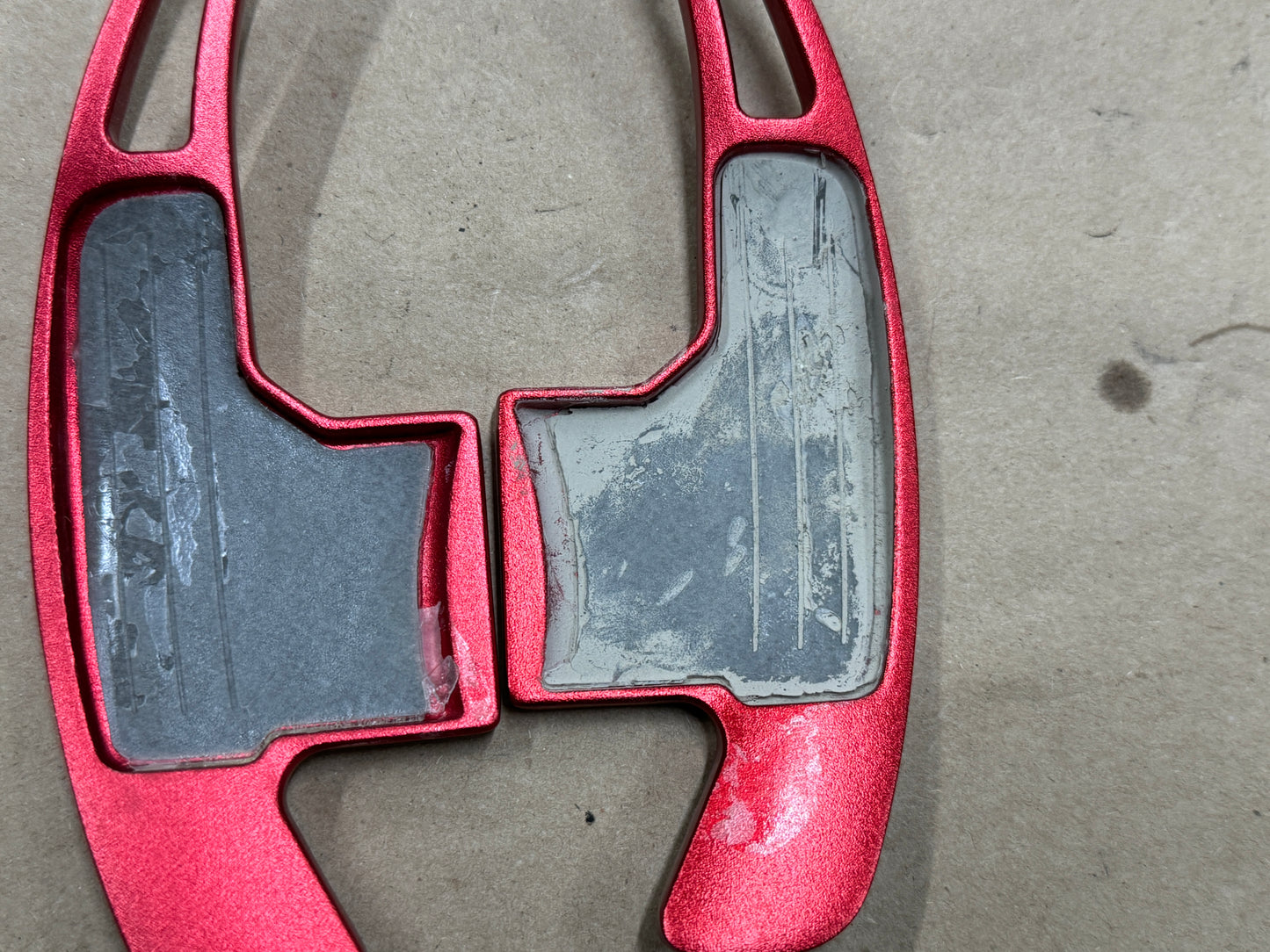 2015-2023 Ford Mustang Auto Paddle Shifter Extensions "Red"